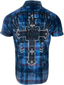 Xtreme Couture by Affliction Men's Button Down Shirt Faith & Trust