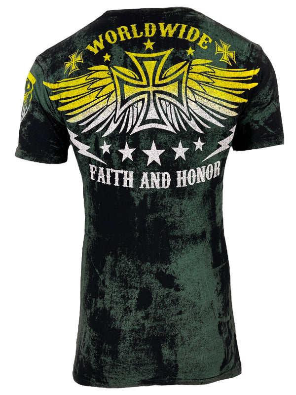 Archaic by Affliction Men's T-Shirt Black Tide