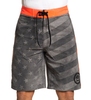 American Fighter Men's Board-short Water Reactive Park Point