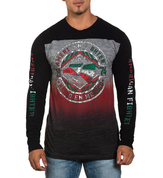American Fighter Men's Long Sleeve T-shirt Del Rio