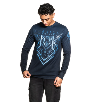 American Fighter Men's Thermal Long Sleeve T-shirt Cloverport ++