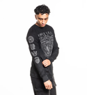 American Fighter Men's Thermal Long Sleeve T-shirt Black Rock ++