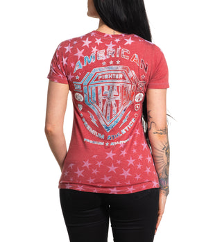 American Fighter Women's T-Shirt Bloomdale ^^^