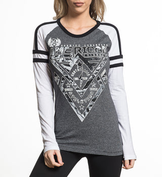 American Fighter Women's T-Shirt Alaska Marble