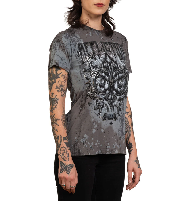 Affliction Women's T-shirt Fate Obscure