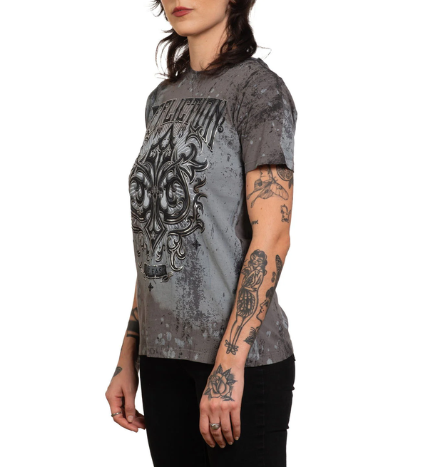 Affliction Women's T-shirt Fate Obscure