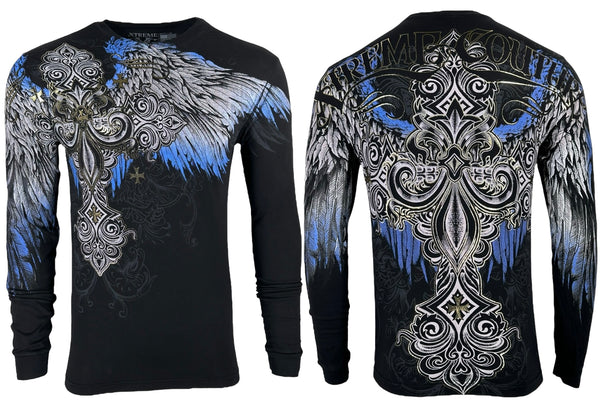 Xtreme Couture By Affliction Men's Long Sleeve T-shirt Ensign