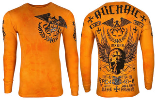 Archaic by Affliction Men's Thermal Shirt Black Prayer