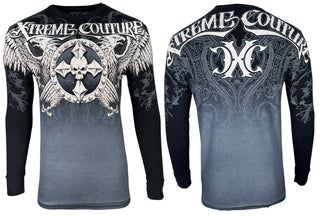 Xtreme Couture by Affliction Men's Thermal Shirt  INDUSTRIALIZED