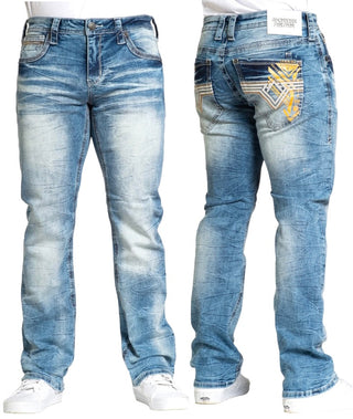 American Fighter Men's Denim Jean Striker Void Cairo Inseam 32
