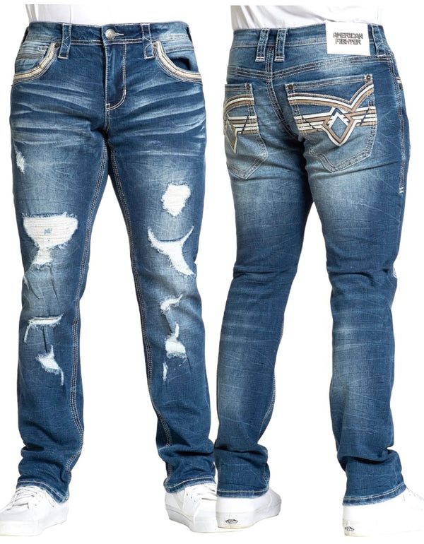 American Fighter Men's Denim Jean Defender Void Thurman Inseam 34