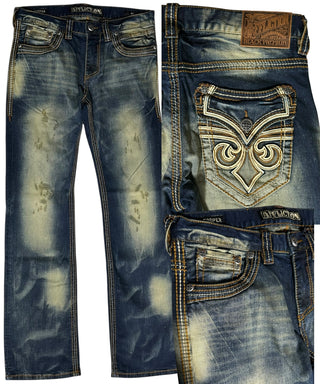 Affliction Men's Denim Jean Cooper Fleur