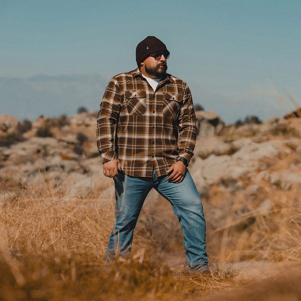 Howitzer Style Men's Button Down Flannel Shirt Guerilla