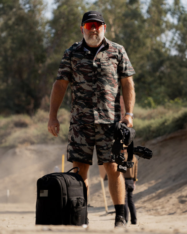 Howitzer Clothing Men's Lizard Camo Hybrid Short