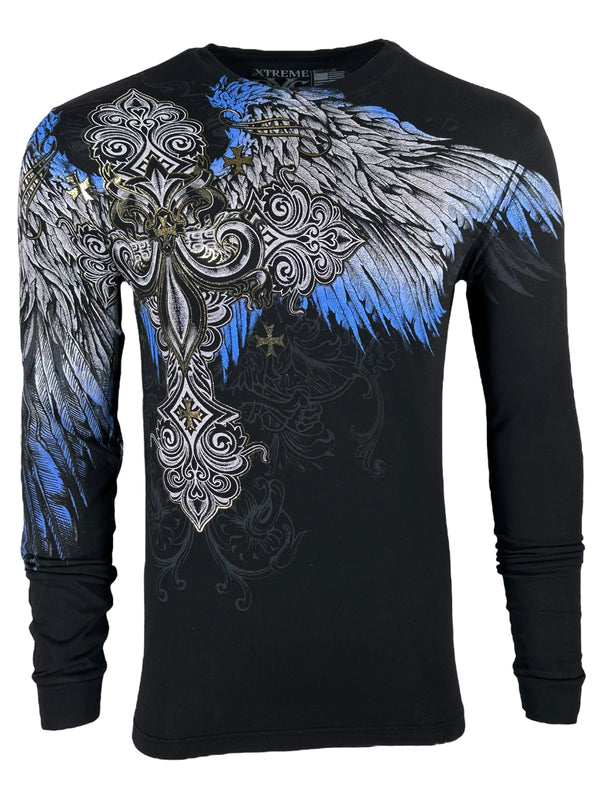 Xtreme Couture By Affliction Men's Long Sleeve T-shirt Ensign