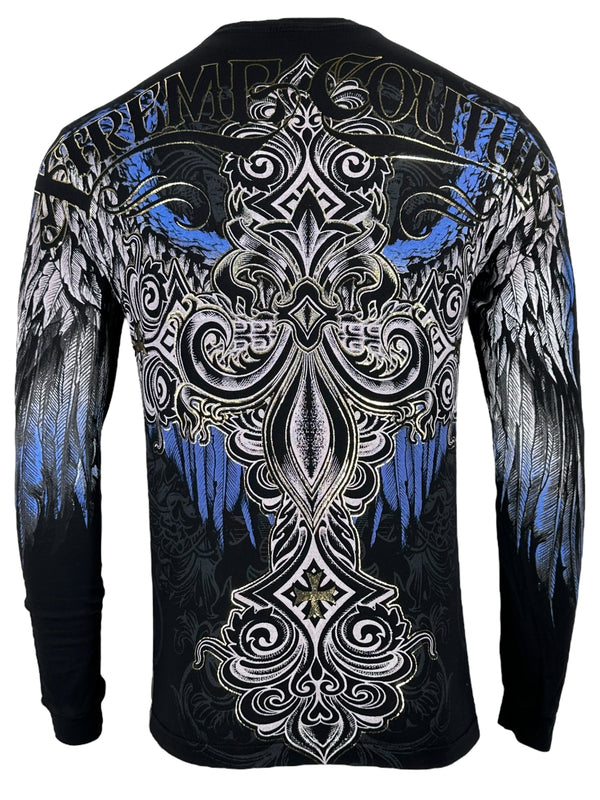 Xtreme Couture By Affliction Men's Long Sleeve T-shirt Ensign