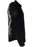 Xtreme Couture by Affliction Men's Button Down Shirt Darkness