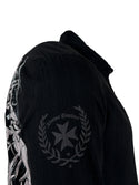 Xtreme Couture by Affliction Men's Button Down Shirt Darkness