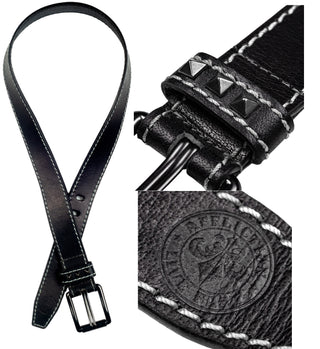 Affliction Men's Leather Belt Spike ^^^^