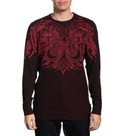 Affliction Men's Reversible Thermal Shirt Indian Chief