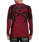 Affliction Men's Reversible Thermal Shirt Indian Chief