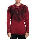 Affliction Men's Reversible Thermal Shirt Infected Ritual