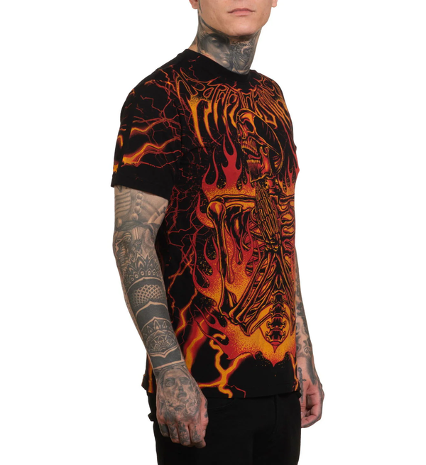 Affliction Men's T-shirt Infernal Nightmare