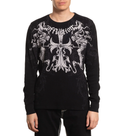 Affliction Men's Thermal Long Sleeve Shirt Jump