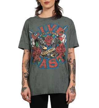 Affliction Women's T-shirt Love Gun
