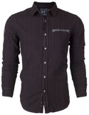 XTREME COUTURE Men's Long Sleeve Rattle Button Down Shirt