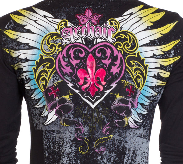 Archaic By Affliction Women's T-Shirt DARLING V-neck