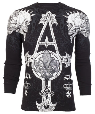 Xtreme Couture by Affliction Men's Thermal Shirt Tale Tale