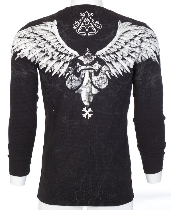 Xtreme Couture by Affliction Men's Thermal Shirt Tale Tale
