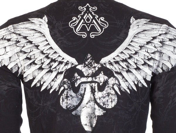 Xtreme Couture by Affliction Men's Thermal Shirt Tale Tale