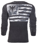 Archaic by Affliction Men's Thermal Shirt Crossed Death