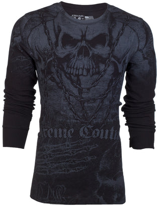 Xtreme Couture by Affliction Men's Thermal Shirt Killer