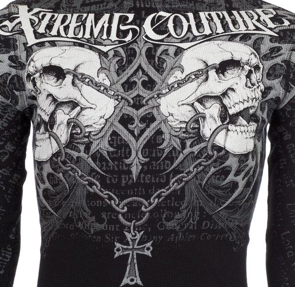 Xtreme Couture by Affliction Men's Thermal Shirt SHARPNEL
