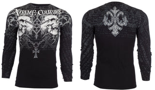 Xtreme Couture by Affliction Men's Thermal Shirt SHARPNEL