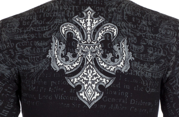 Xtreme Couture by Affliction Men's Thermal Shirt SHARPNEL