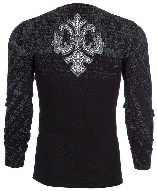 Xtreme Couture by Affliction Men's Thermal Shirt SHARPNEL