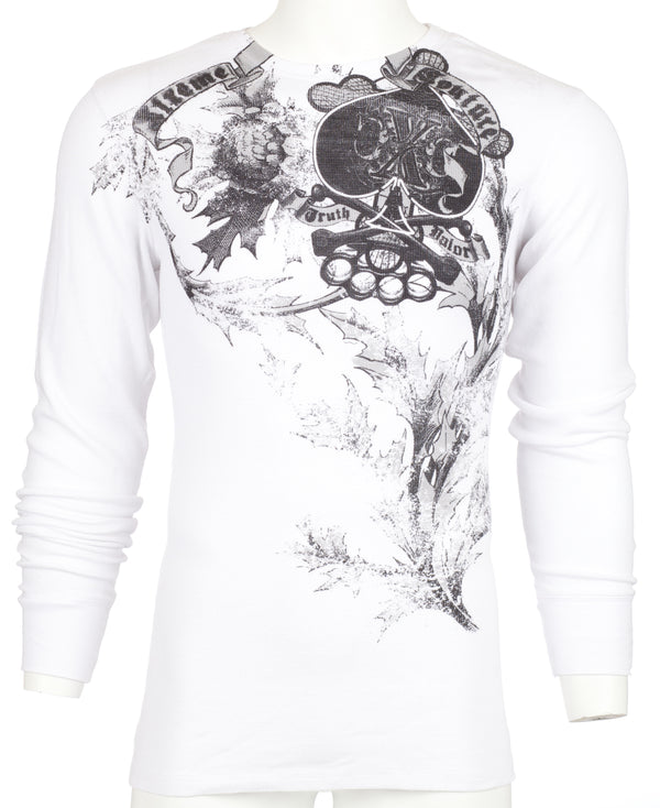 Xtreme Couture by Affliction Men's Thermal Shirt spade