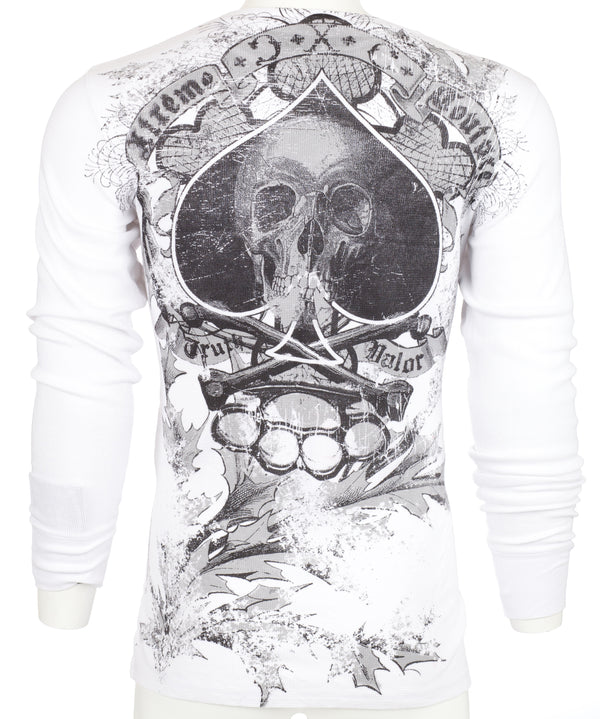 Xtreme Couture by Affliction Men's Thermal Shirt spade