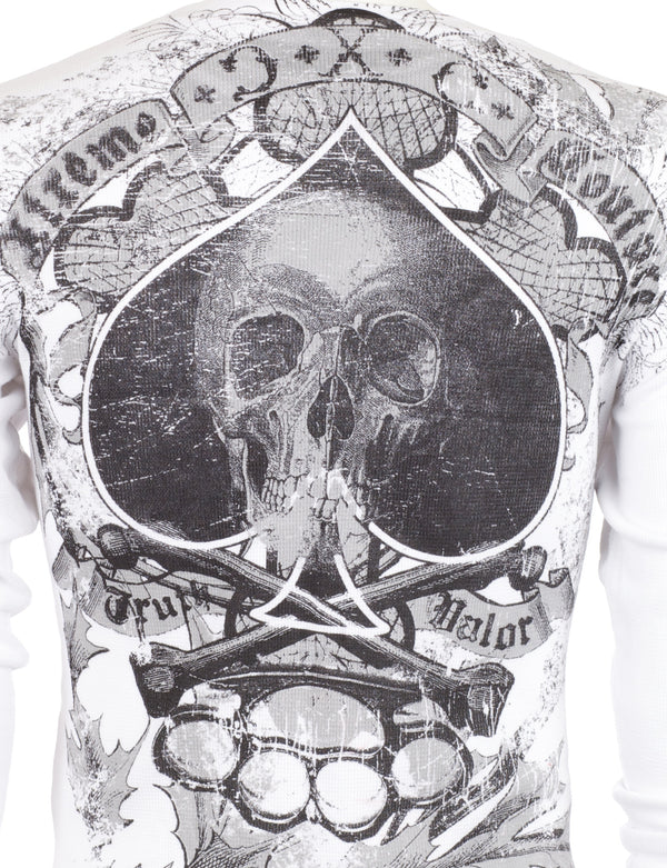 Xtreme Couture by Affliction Men's Thermal Shirt spade