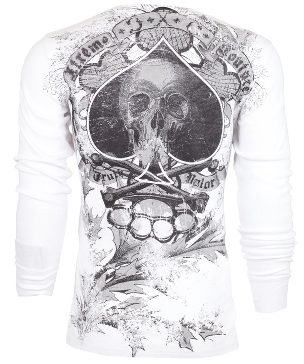 Xtreme Couture by Affliction Men's Thermal Shirt spade