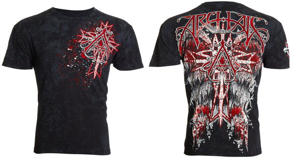 Archaic by Affliction Men's T-Shirt Carbon !