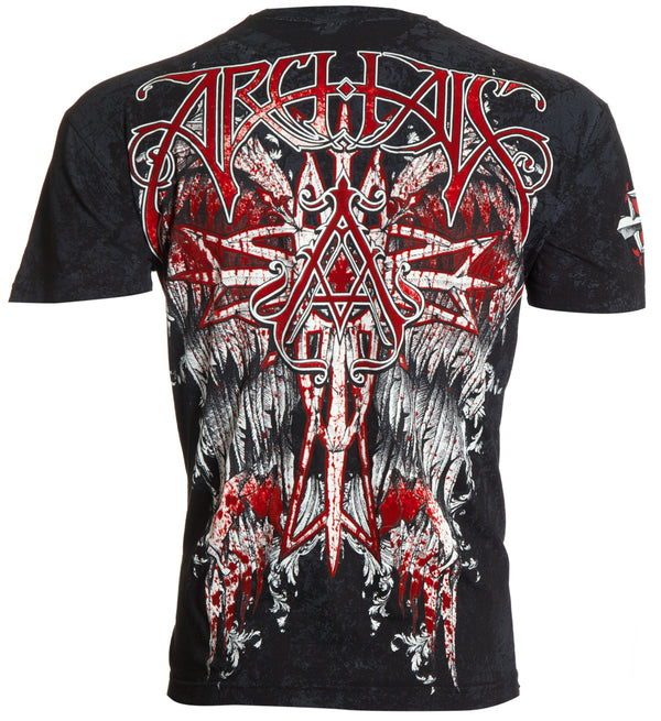 Archaic by Affliction Men's T-Shirt Carbon !