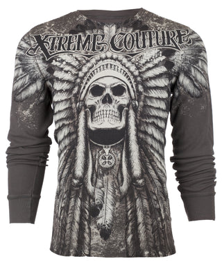 Xtreme Couture by Affliction Men's Thermal Shirt Pala
