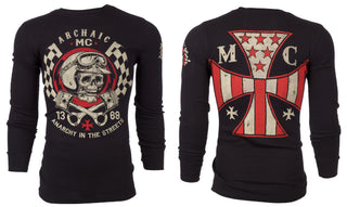 Archaic by Affliction Men's Thermal Shirt Fuel Injector