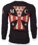 Archaic by Affliction Men's Thermal Shirt Fuel Injector
