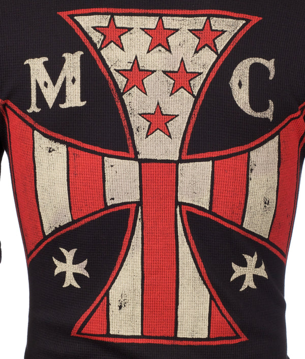 Archaic by Affliction Men's Thermal Shirt Fuel Injector